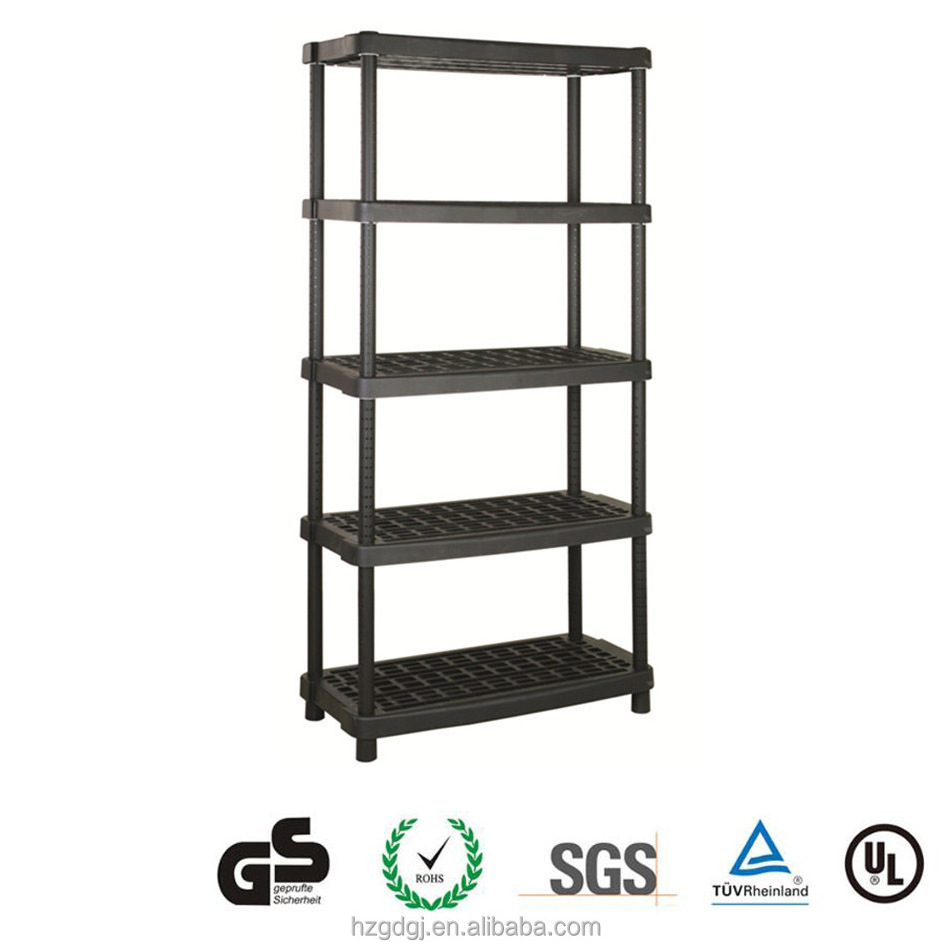 Multi-purpose adjustable heavy duty household store plastic shelves