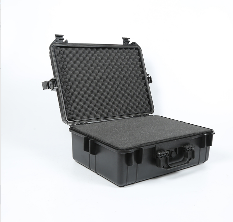 Carrying plastic camera case storage protective case box with pick and pluck foam