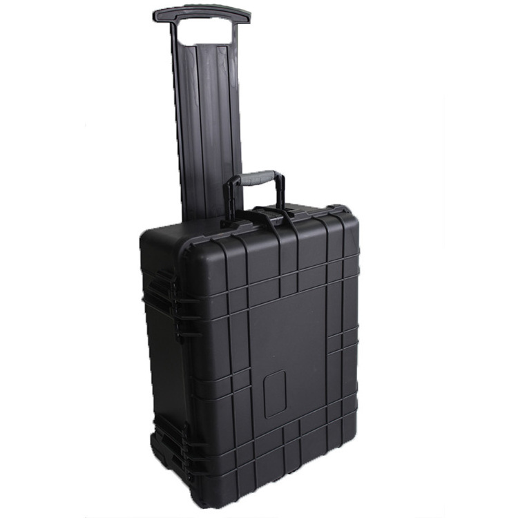 plastic protective  Hard  equipment trolley tool case rolling tool box case with wheels and foam