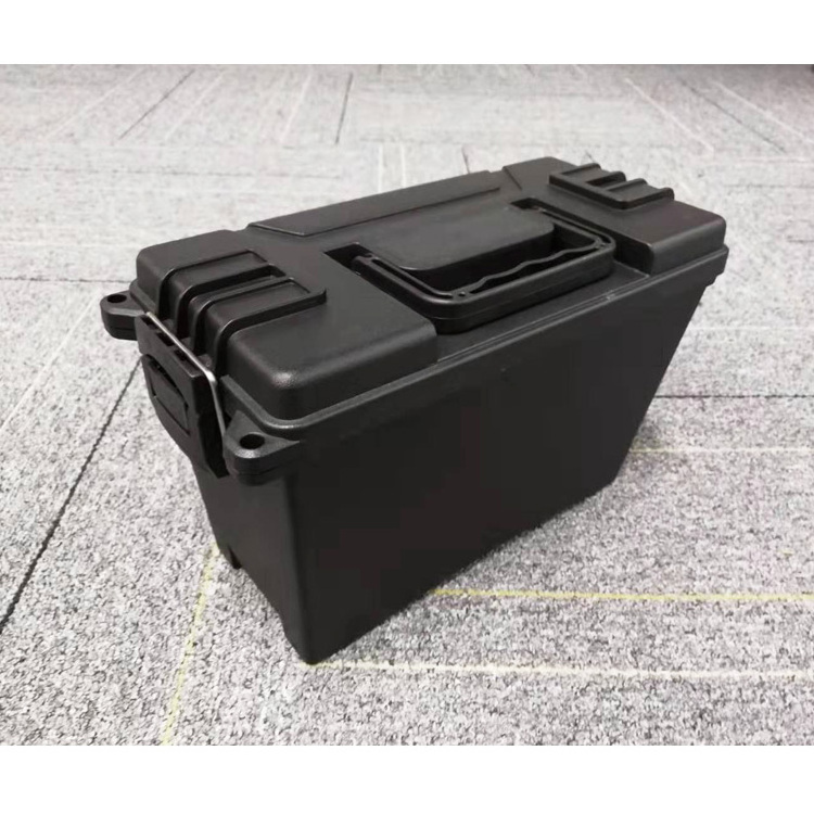 GD260s Wholesale Single black customized 500g plastic ammo can hard ammo box