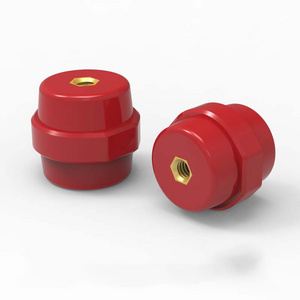 Electrical Porcelain  Busbar Standoff Insulator DMC/SMC Silicone Rubber Insulated  Insulators Low Price For Switchgear