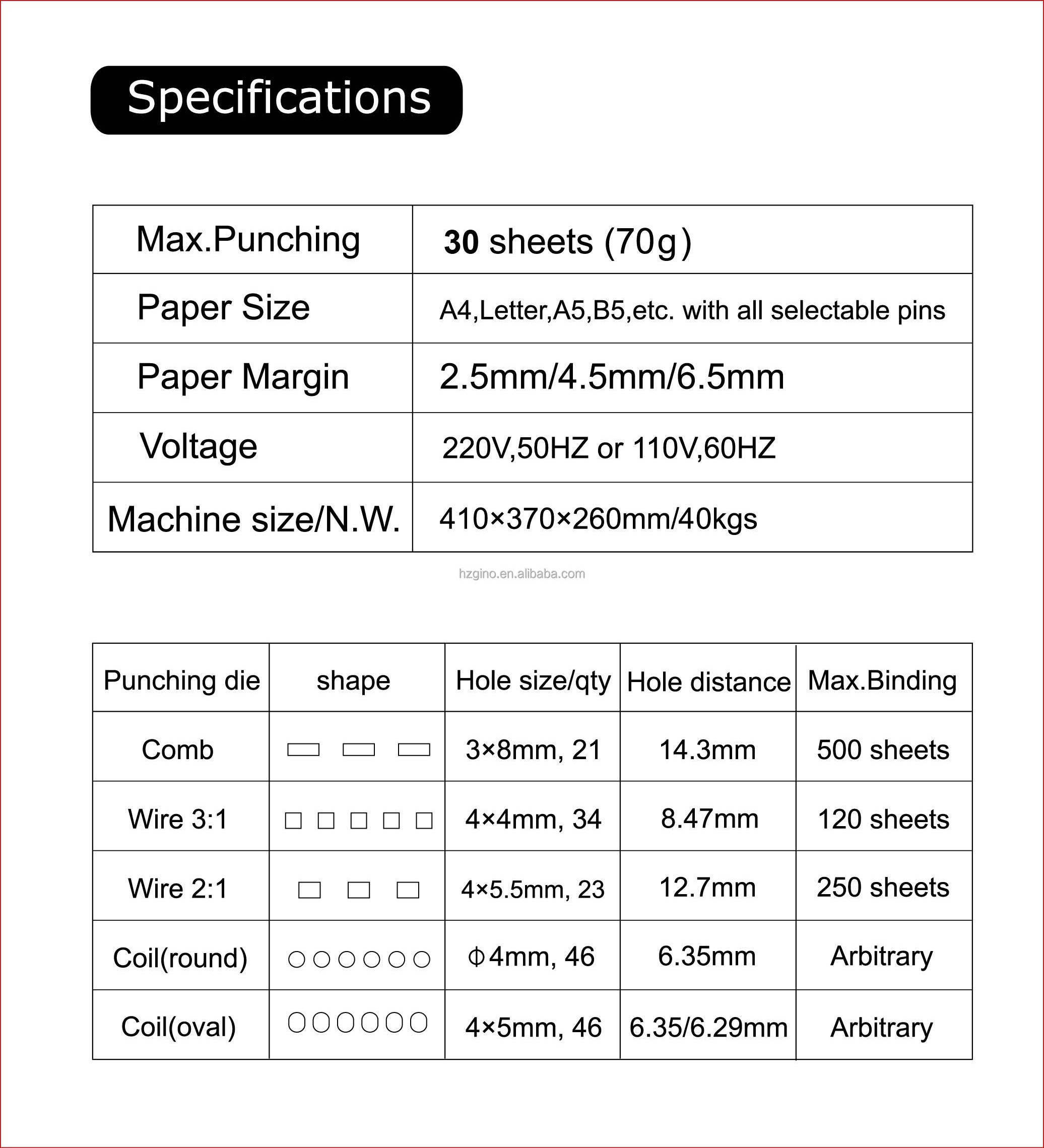 4-in-1 6918 Electric Multi-function desktop 4 in 1spiral comb wire book binding machine  book Spiral binding machine