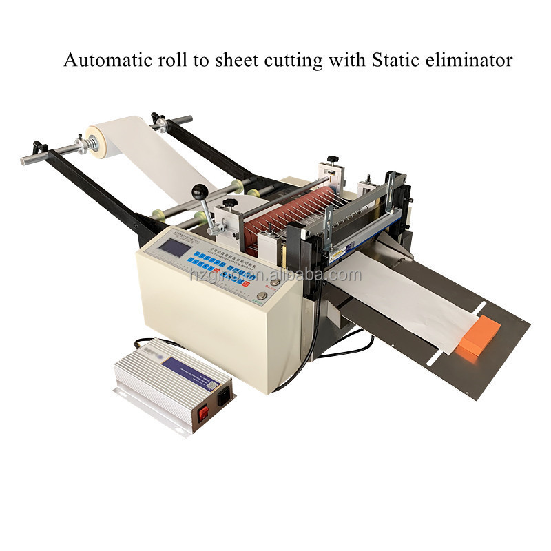 a3 a4 size Plastic film kraft paper non-woven fabric multi fully automatic  roll  to sheet cutter / die-cutting machine