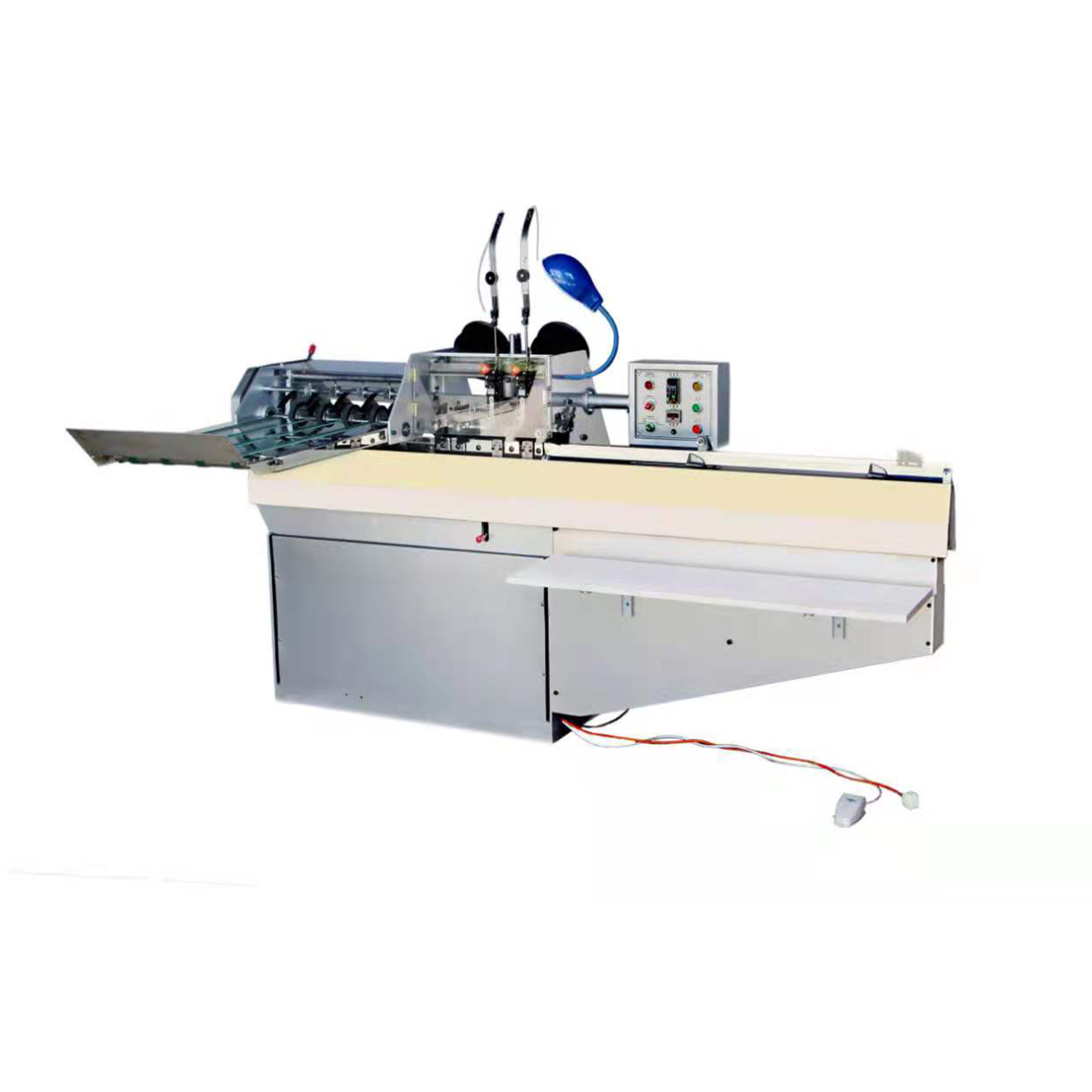 Fast Speed Semi Automatic Stapler Book Binding Wire Saddle stitch machine