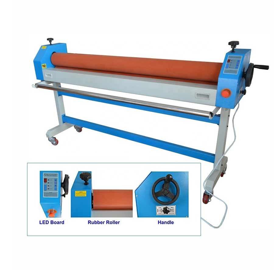 BFT-1600E 1600mm 63 inches advertising paper lamination electric cold laminator laminating machine