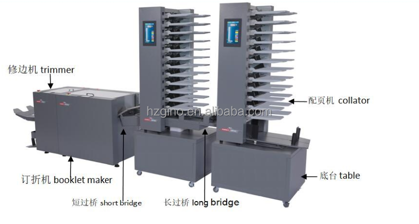 6 Bins automatic collator collating machine for paper