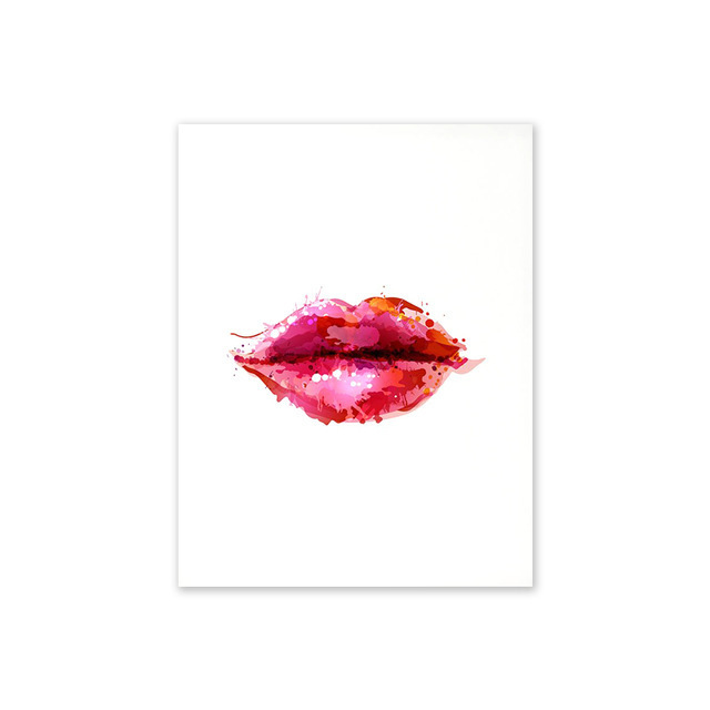 Wall Art Canvas Paintings Makeup Eyelashes Nordic Fashion Lipstick Pictures Prints Home Decor Poster For Living Room