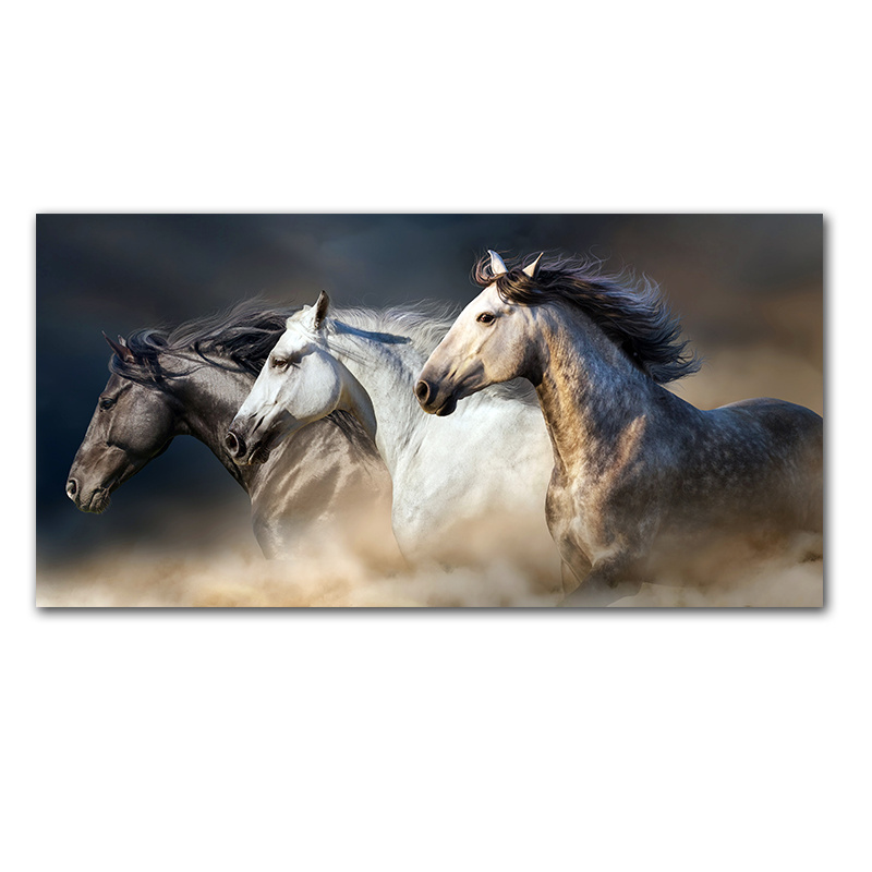 The Running Horse Canvas Art Animal  running horses art picture painting