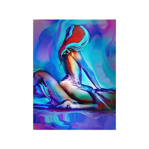 Color Sexy Men And Women Canvas Painting Abstract Make Love Poster Bedroom Wall Art Decorative Canvas Pictures