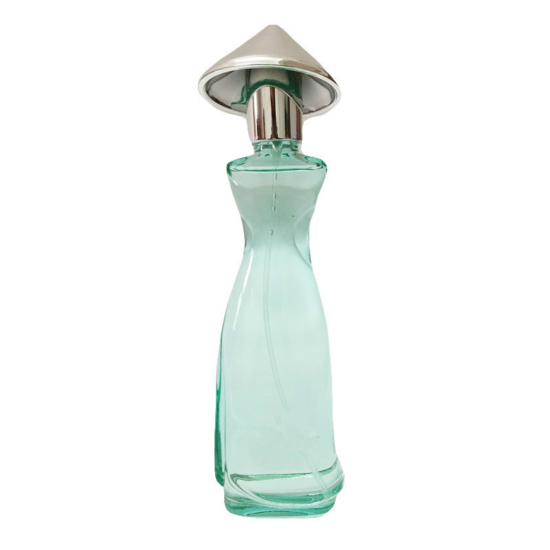 50ml customized empty transparent eco-friendly high grade women body shape glass perfume spray bottle