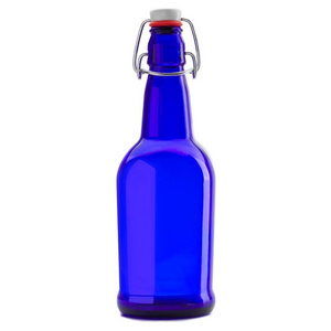 16oz Cobalt Blue Easy Cap glass Bottles Flip Top Home Brewing Growlers