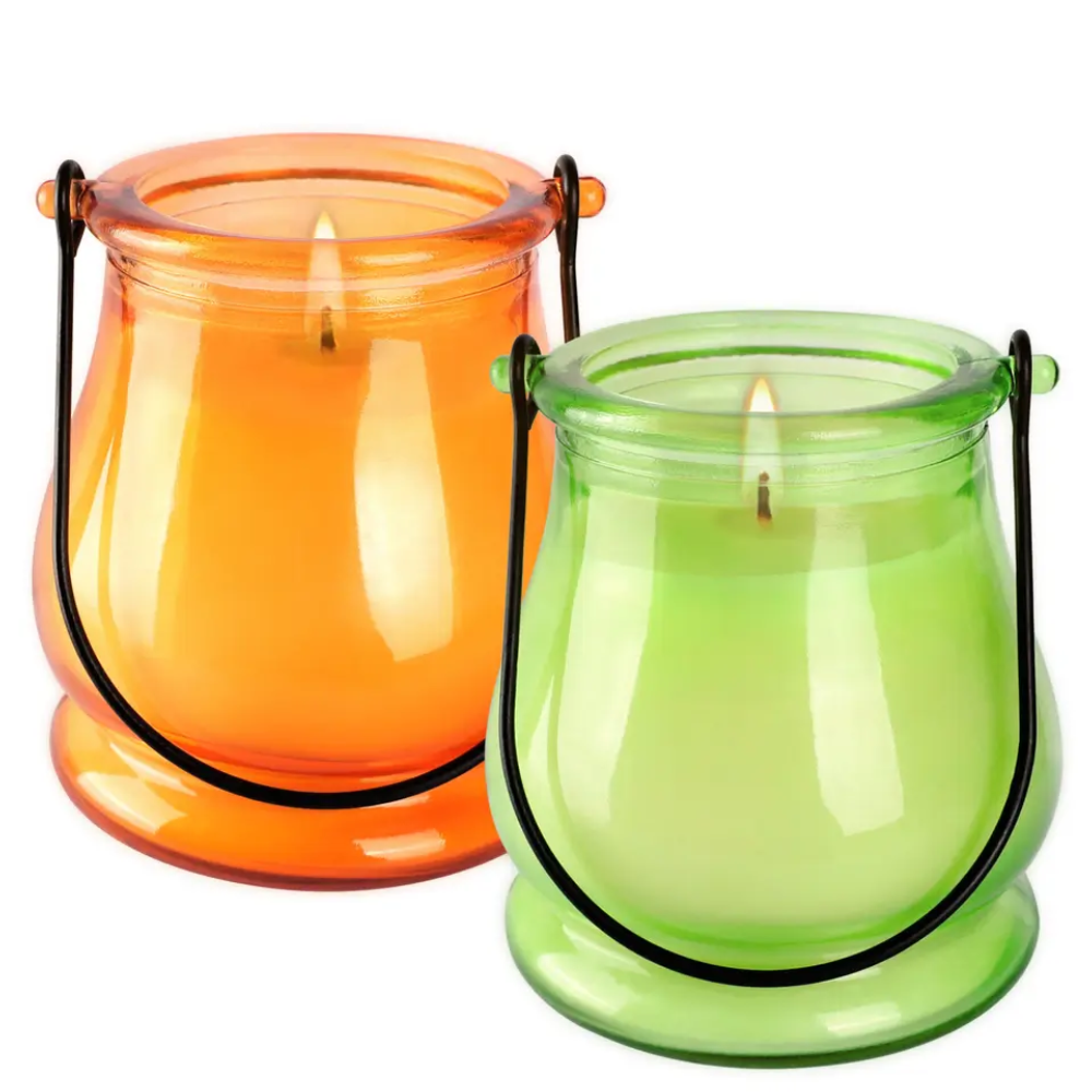 Outdoor Travel Picnic Classic Lights Scented Candles Mosquito Repellent Square Candle Jar Mini Candle Jars