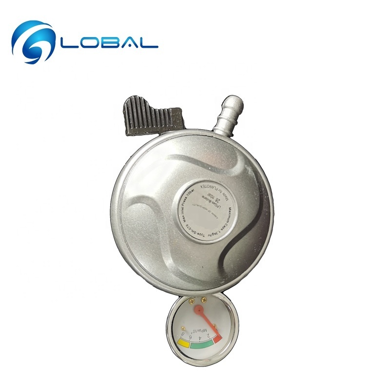 Africa High Pressure Natural Lpg Gas Regulator with gauge