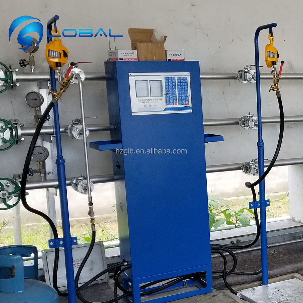 Factory Price LPG Cooking Gas Filling Gas Cylinder Weight Scale Filling Nozzle Filling Machine for LPG Station Filling Plant