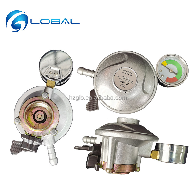 Africa High Pressure Natural Lpg Gas Regulator with gauge