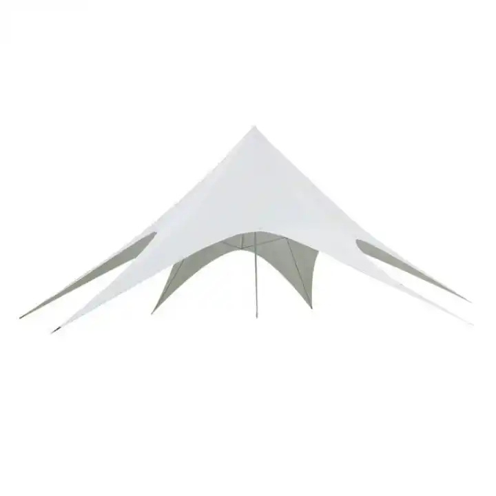 Outdoor Large Waterproof Spire Canopy Camping Camp Sunshade Beach Tent Hexagonal Star Shaped Tent