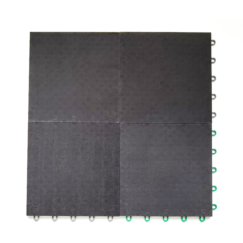 Wholesale Interlocking Rubber Plastic Base for WPC Flooring Wood Composite DIY Decking Flooring Garden Tiles for courtyard