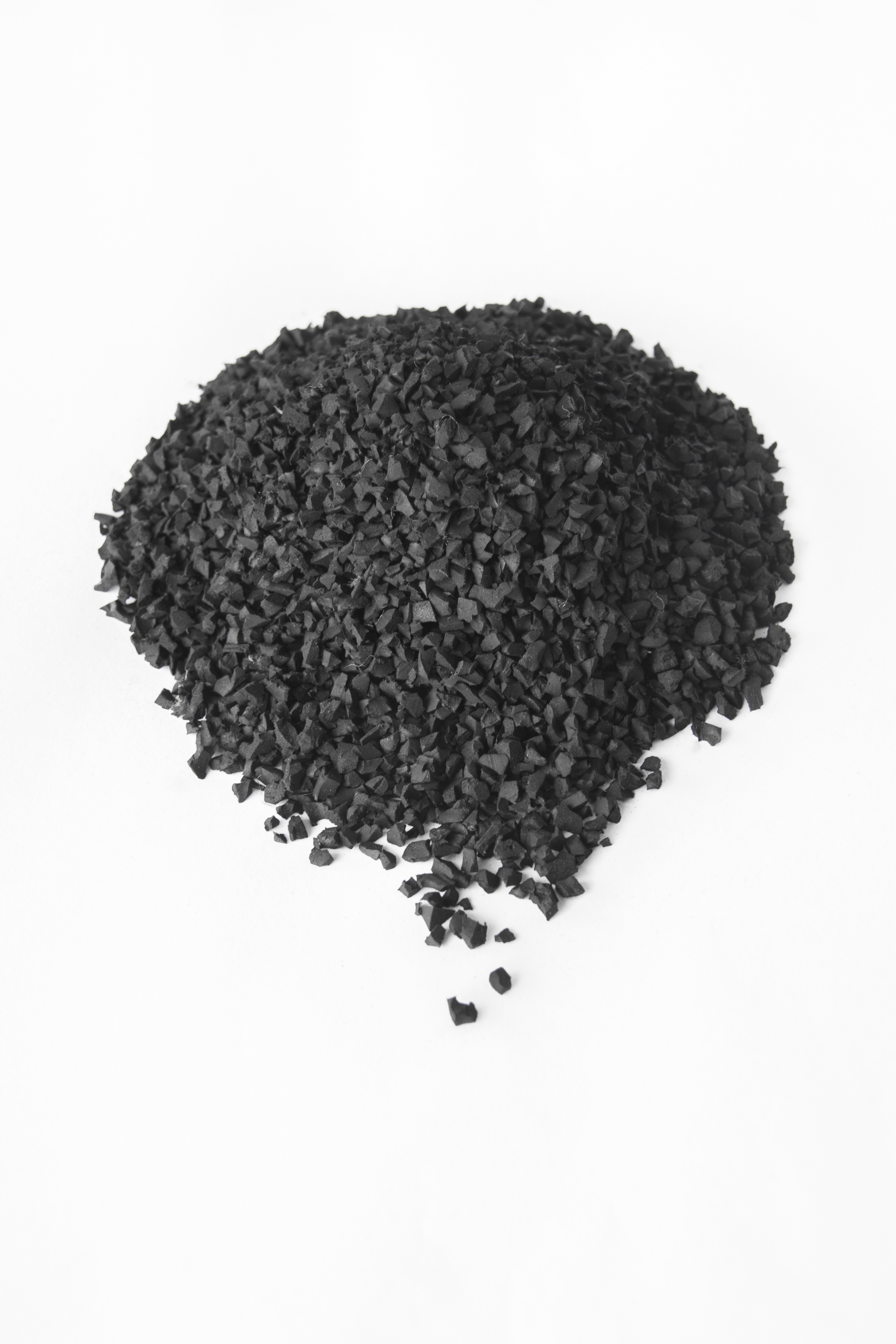 Recycled SBR Black Rubber Granules Synthetic Infilling Artificial Grass For Football Court Wet Pouring