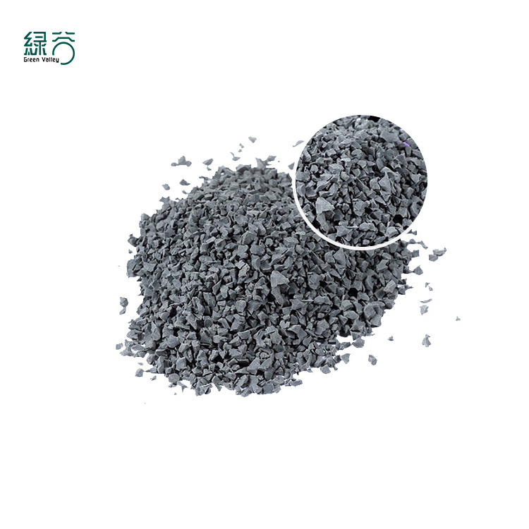 Recycled SBR Black Rubber Granules Synthetic Infilling Artificial Grass For Football Court Wet Pouring