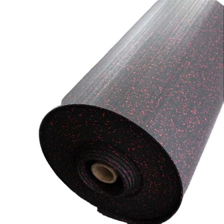 3-15mm thick Factory high quality shock absorption Gym Rubber Flooring Mat Wholesale Rubber Flooring Roll