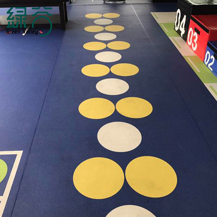 EN71 certification wear-resistant Rubber flooring tiles for fitness