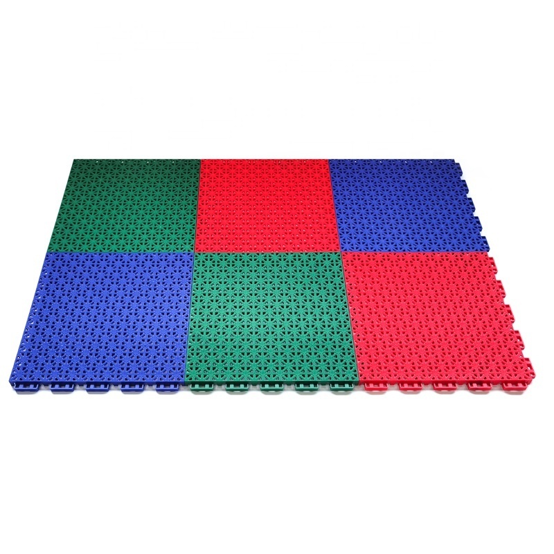 Removable Interlocking Tiles Floor Assemble Basketball Court Flooring Tiles Sports Tiles