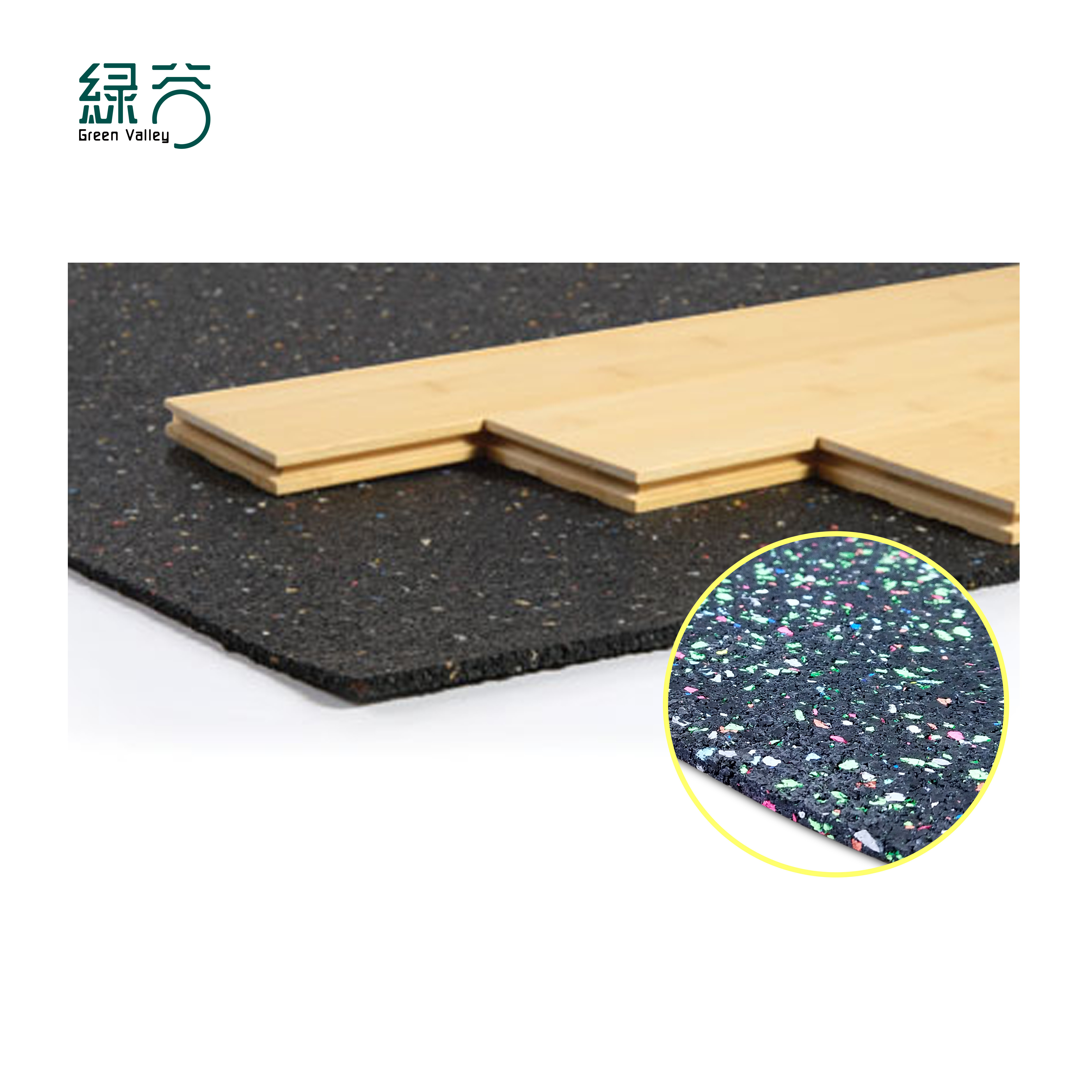 3-12mm Thickness Noise Insulation Mat Vibration Absorber Underlay  sound absorbing mat