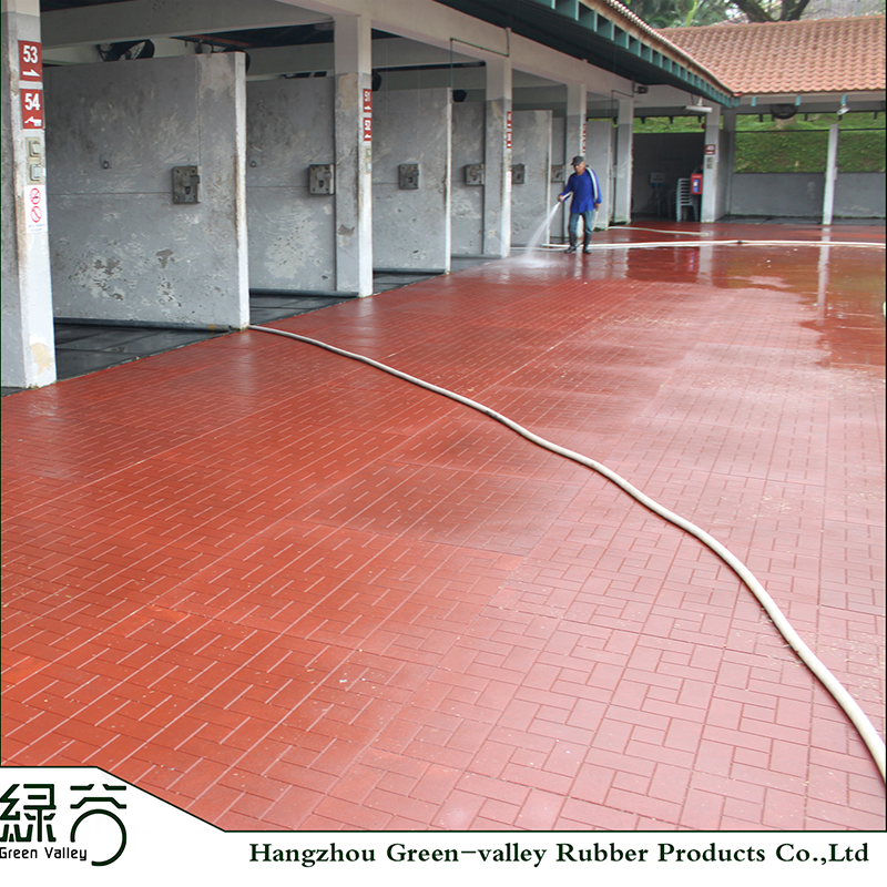 New Outdoor recycled rubber mats for horse stalls 1mx1m Rubber mats