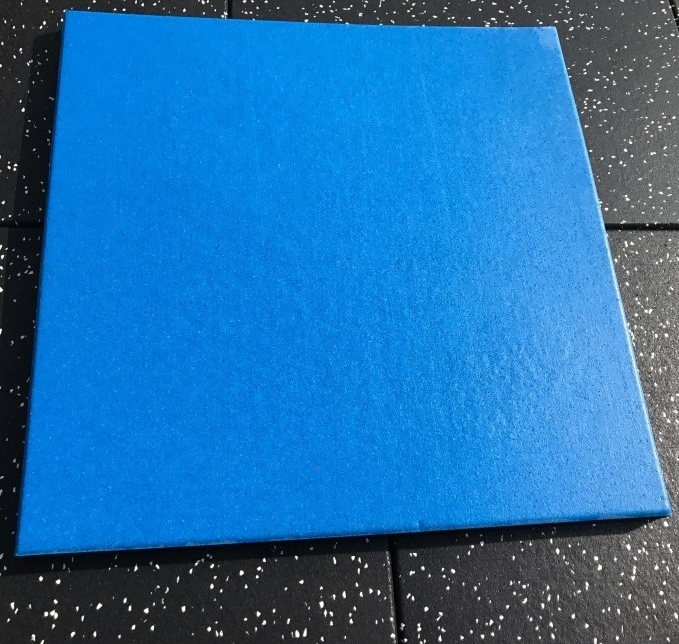 Anti-Shock 15-50mm Thick Gym Floor Rubber Rubber Tiles red color