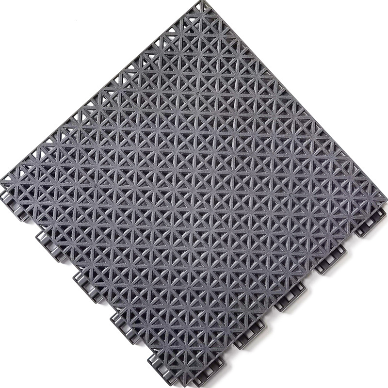 Safety Floating-flooring Elastic interlocking tiles TPE material Sports flooring Swimming pool tile outdoor