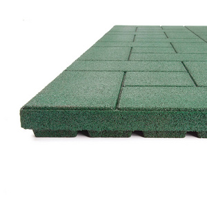 Playground High Density Rubber Tiles for Outdoor Playground Walkways Pathway Horse Stall Mats