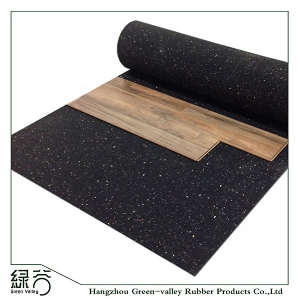 Wholesale 3-12mm Underlay Rubber Flooring Anti Vibration Sound Absorbing Mat Shock Absorber Rubber Mat