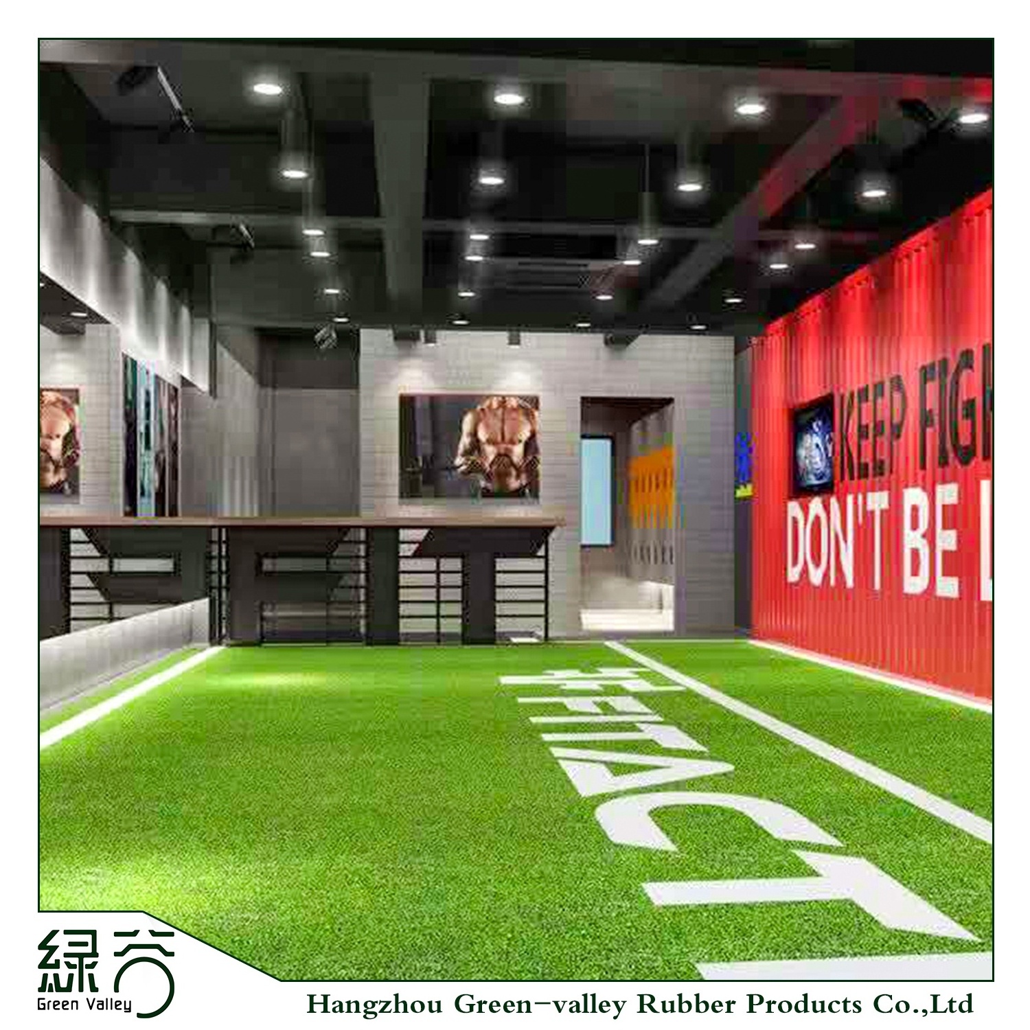 Rubber Mat with Artificial Grass Indoor Outdoor Custom Logo Golf Mat 3d With Non-Slip Rubber Base