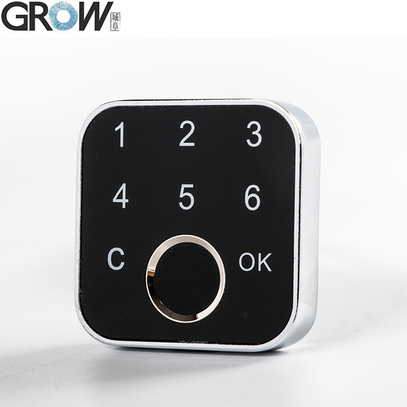 GROW G16 Two Installation Methods Round Fingerprint and Password Drawer Lock