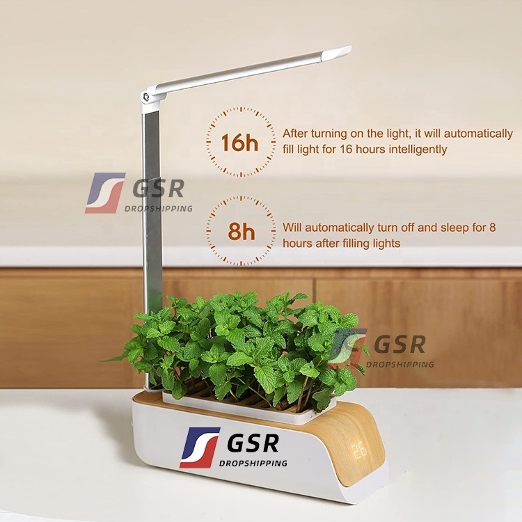 Dropshipping Hydroponics System Smart Pots Intelligent Full Spectrum Grow Light Soilless Cultivation Indoor Garden Planter