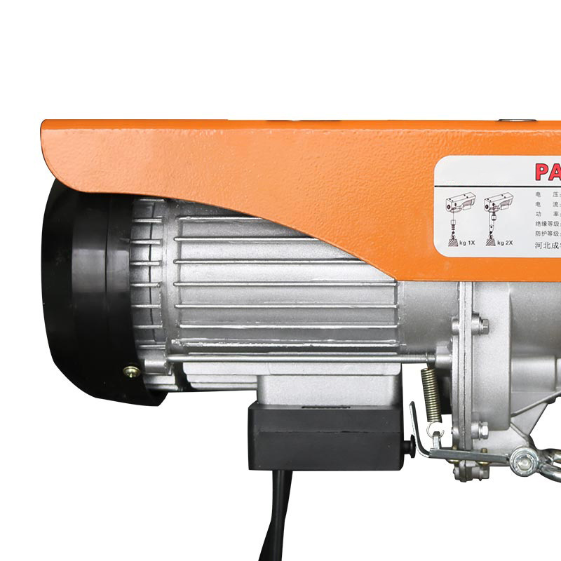 PA200 Mini Wire Rope Electric Hoist / 220V Wire Rope Small Electric Hoist 100KG 200KG For hoisting