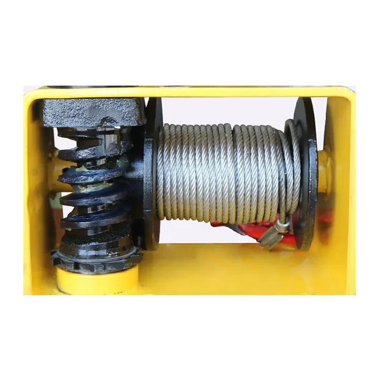 250KG Self-Locking Hand Crank Winch Heavy Duty Winch Turbine Worm Winch  0.25 Ton