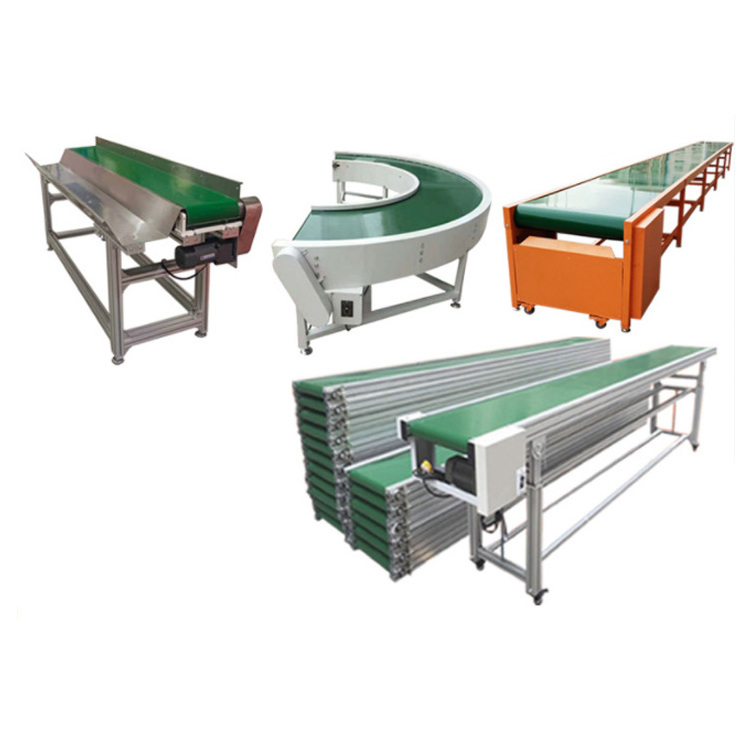 Food Grade Rubber Ceramic Green Guide Strip Line Belt Conveyor Machine PVC Flat Guides Bar Joint Material Handling Equipment