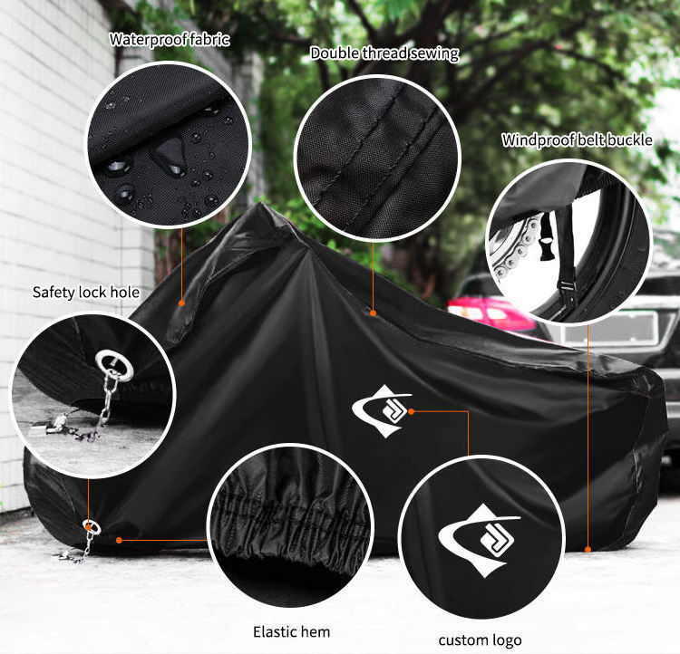 Top waterproof cover set motorcycle anti water dust UV fire block factory sale Motorcycle cover