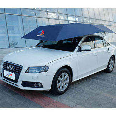 [MARCH] Custom Portable Waterproof Car Shade Outdoor Vehicle Tent Umbrella, Semi Automatic Windproof Umbrella for car