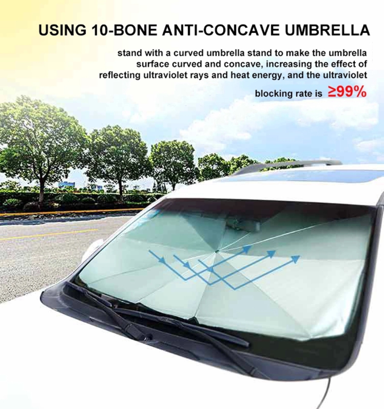 Car Sun Shade Protector Parasol Auto Front Window Sunshade Covers Car Sun Protector Interior Windshield  umbrella