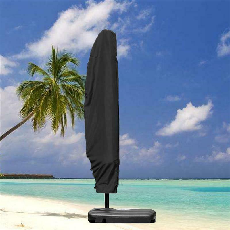 New listing outdoor furniture anti- uv waterproof parasol beach banana umbrella cover