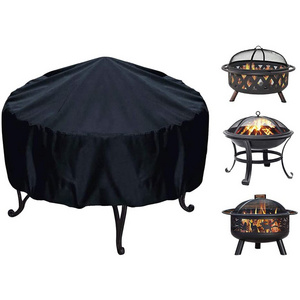 Heavy Duty Outdoor 420D Oxford Waterproof Round Fire Pit Cover