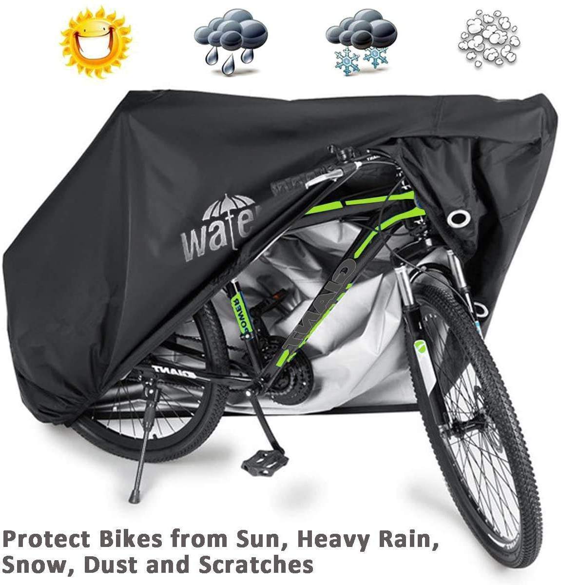 Custom Durable Polyester Waterproof Full Bike Cover Outdoor Sun Rain Protection Bicycle Motorcycle Bike Cover