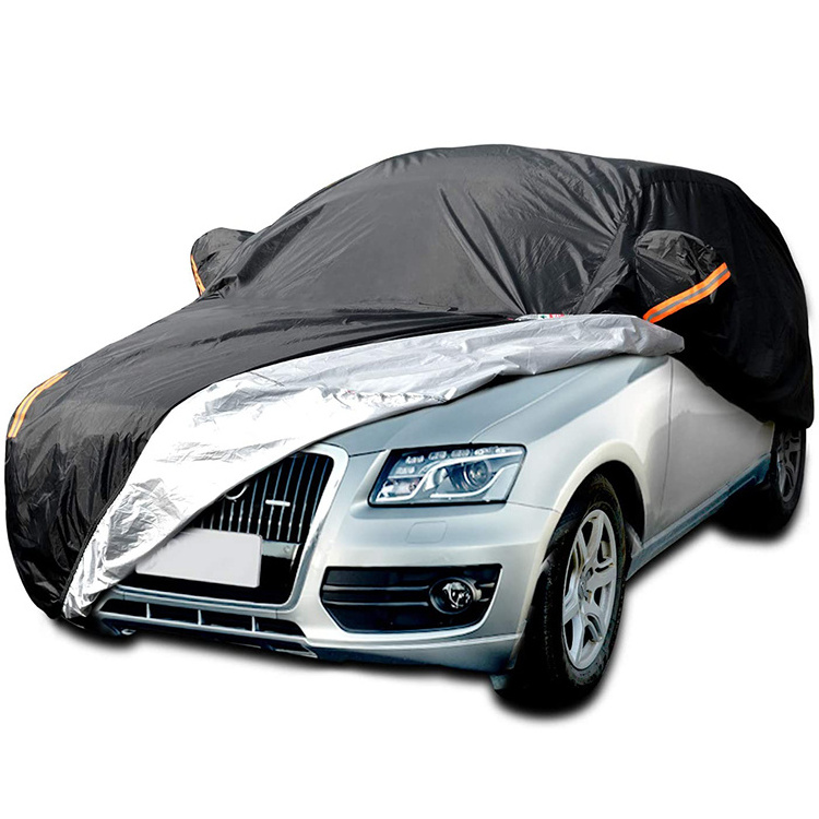 Fast Delivery UV Protection Waterproof Car Cover Windproof Dust Proof Outdoor SUV Car Cover