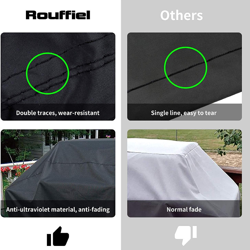 Heavy Duty Waterproof Barbecue Gas Grill Cover BBQ Cover UV Resistant Material Fits Char-Broil Grills