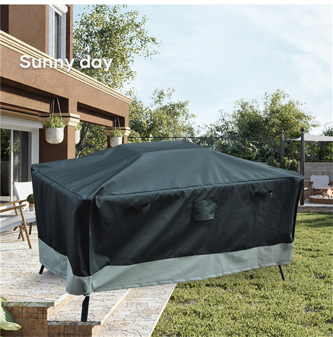 Customized Portable High Quality OEM Sizes Not Fading Waterproof Firepit Cover