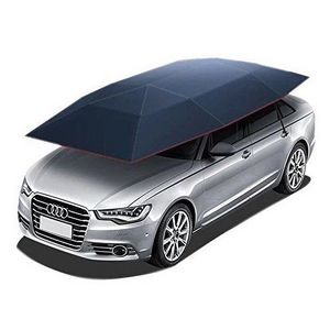 Black electric automatic sun shade wind-resistant car top umbrella with remote control wireless