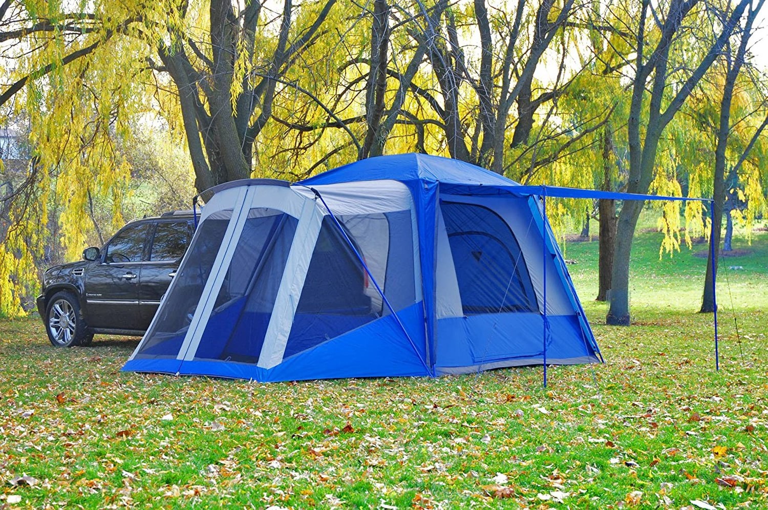 2024 High Quality Outdoor Car Rear Tent Camping Family Large Tents 5-person Car Tailgate Tent with Screen Room