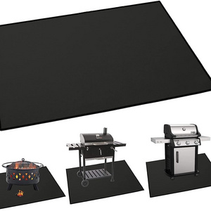 Under Grill Mat, 40 X 50 in Fire Pit Mats Protects Decks and Patios, Fireproof Grill Pad for Outdoor Grill